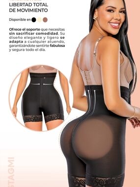 Stagmi Faja High-Waist Natural Colombian Butt Lifter Shaper Shapewear SMI04004 M